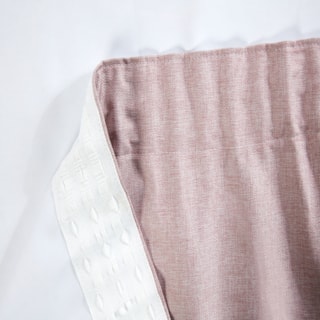 Eclipse Blush Pencil Pleat Ready Made Curtain