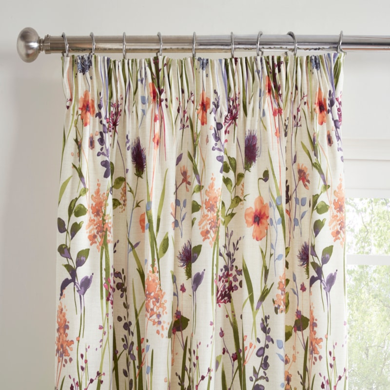 Hampshire Multi Ready Made Pencil Pleat Curtain