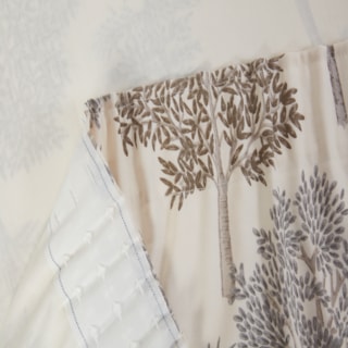 Coppice Natural Pencil Pleat Ready Made Curtains