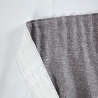 Eclipse Pewter Pencil Pleated Ready Made Curtains