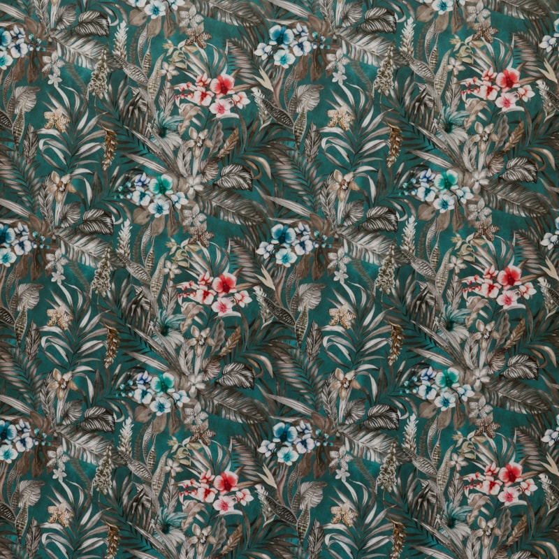 Made 2 Measure Curtain - Verdant Teal