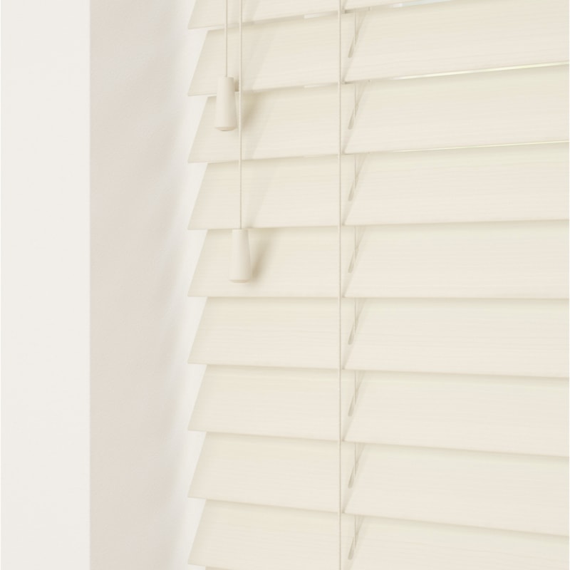 50mm Fauxwood Venetian Blinds - Mirage Fine Grain