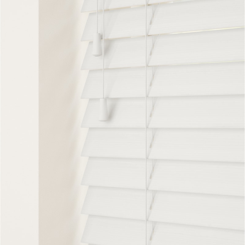 50mm Fauxwood Venetian Blinds - Serene Fine Grain