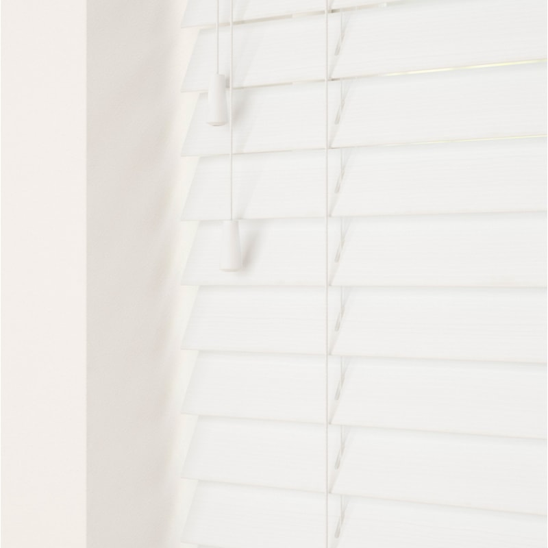 50mm Fauxwood Venetian Blinds - True Fine Grain