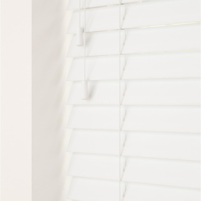 50mm Fauxwood Venetian Blinds - True