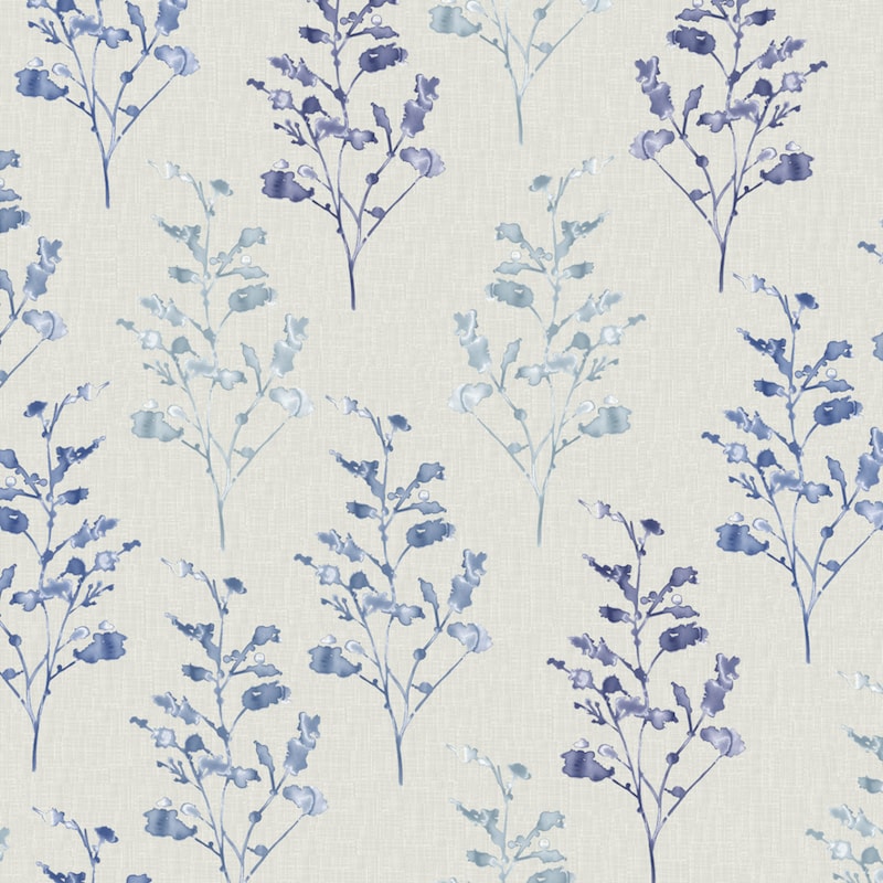 Design Dimout Roller Blind - Botany Azure