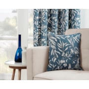 Aviary Bluebell Polyester Filled Cushion 18" Sq