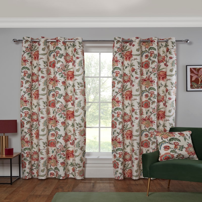 Linden Multi Ready Made Eyelet Curtains