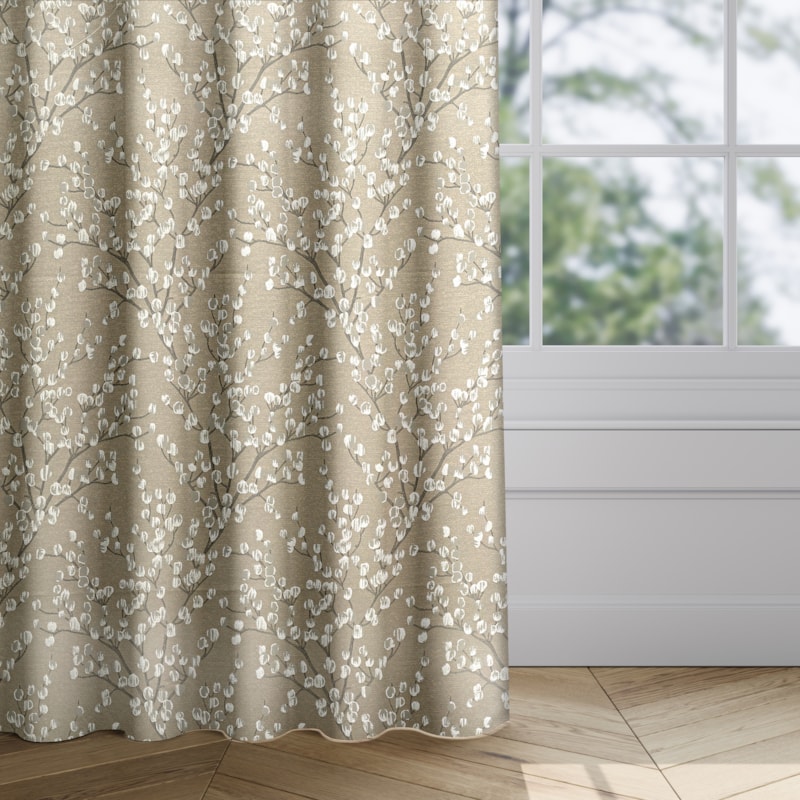 Made 2 Measure Curtain - Catkin Praline