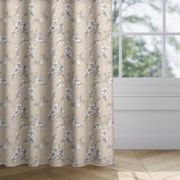 Made 2 Measure Curtain - Flores Biscuit