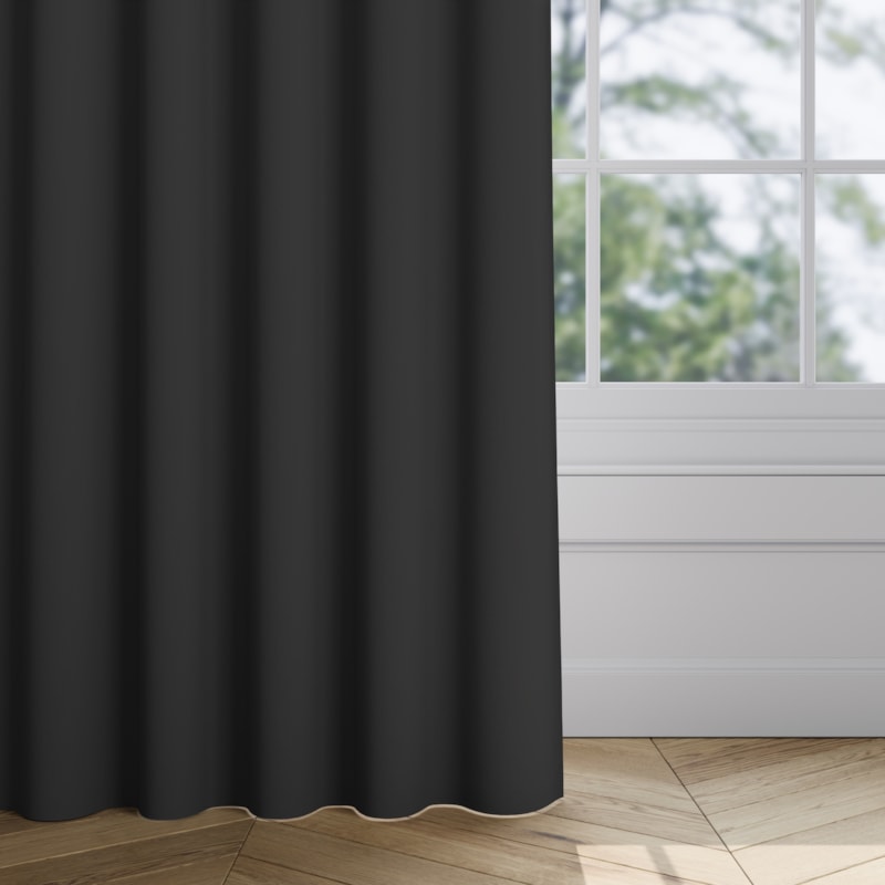 Made 2 Measure Curtain - Haven Ebony