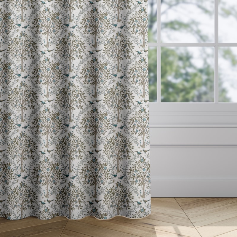 Made 2 Measure Curtain - Pavo Teal