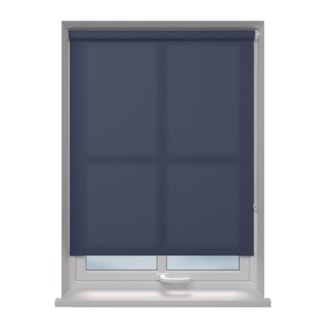 Dim Out Roller Blind - Indigo