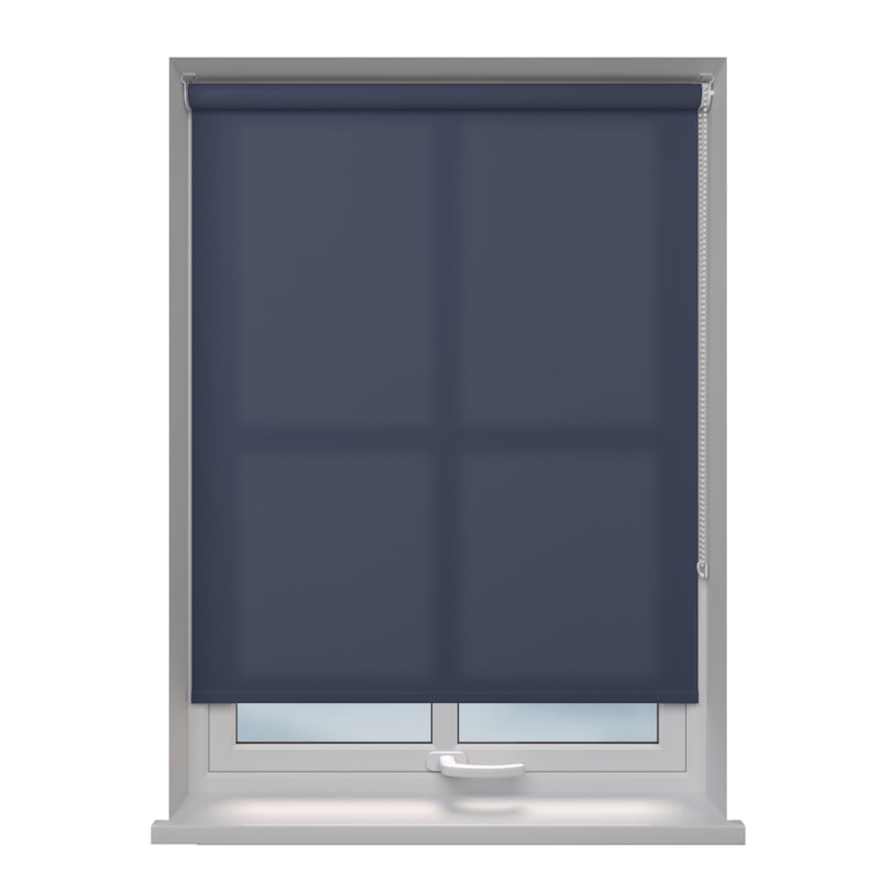 Dim Out Roller Blind - Indigo