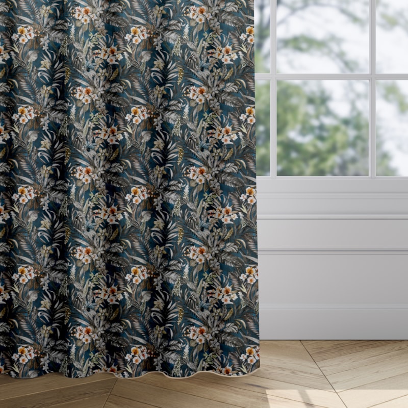 Made 2 Measure Curtain - Verdant River