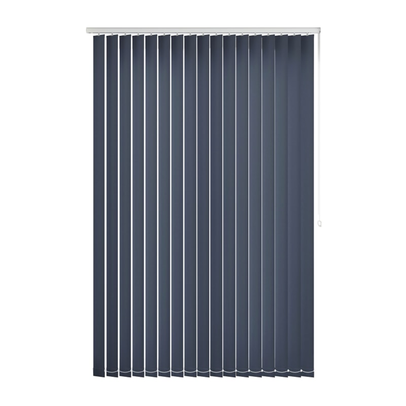 Blockout Vertical Blind - Indigo