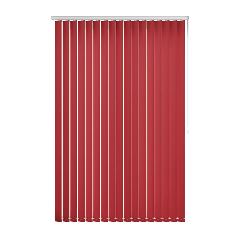 Blockout Vertical Blind - Ruby