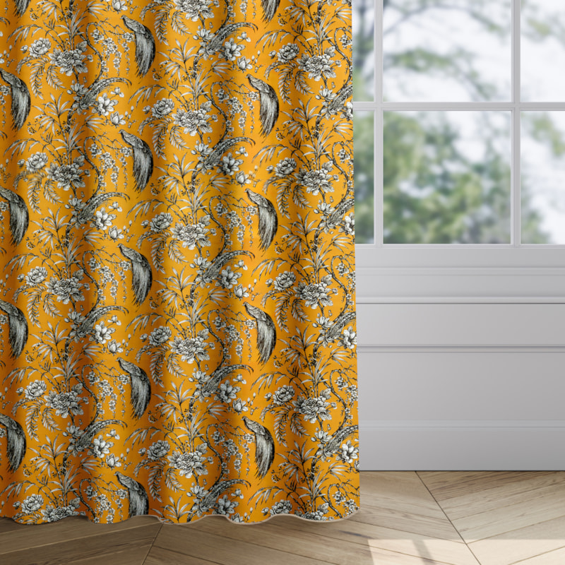 Made 2 Measure Curtain - Vibenna Zest